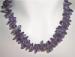 Natural Amethyst Necklace and Bracelet