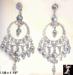 Chandelier Earrings: Rhinestone Chandelier Earrings AB Clear
