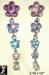 Chandelier Earrings: Pastel Rhinestone Chandelier Earrings