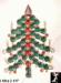 Christmas Tree Pin: Rhinestone Christmas Candle Tree Pin