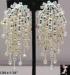 Chandelier Earrings: Aurora Borealis Rhinestone Clip Earring