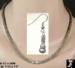 Necklace Set: Bali Bead Freshwater Pearl Necklace Earrings