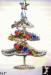 Christmas Tree Pin: Free-standing Christmas Rhinestone Tree