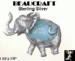 Elephant Pin: Vintage Beaucraft Sterling Silver Elephant Pin