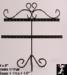 Earring Organizer: 2 Tier Earring Holder Display Stand Black