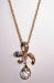 Sterling Vermeil Crystal Drop Necklace