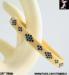 Celluloid Bangle: Art Deco Celluloid Rhinestone Bracelet