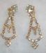 Vintage Aurora Borealis Rhinestone Drop Earrings
