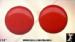 Bakelite Earrings: Red Bakelite Clip Earrings, Bakelite