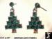Christmas Tree Earrings: Pierced Christmas Tree Earrings
