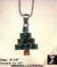 Christmas Tree Necklace: Rhinestone Christmas Necklace