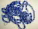 Vintage Blue Beaded Necklace For Repair