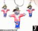 Scarecrow Pendant Necklace Set: Fall Scarecrow Jewelry