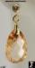 CZ Earrings: Champagne Topaz Cubic Zirconia CZ Drop Earrings