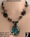 Art Glass Necklace Set: Art Glass Jewelry Necklace Earrings
