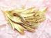 Signed BSK Vintage Gold Tone Flower Brooch / Pin