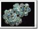 Blue Aurora Boeralis Clip on Earrings