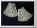 Dainty Vintage Silvertone Clip Earrings-Germany
