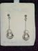 Corocraft Cultured Pearl Modern Pierced Earrings