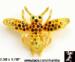 Bee Pin: Rhinestone Bee Pin, Colorful Rhinestone Bee