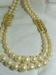 Signed Richelieu Long 2 Strand Faux Pearl Necklace