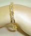 Sterling Silver Vermeil and CZ Bracelet