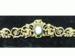Signed Accessocraft NYC Gold Tone Bar Floral Brooch & Putti