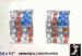 American Flag Earrings: Rhinestone Flag Pierced Earrings