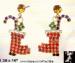 Christmas Earrings: Rhinestone Christmas Stocking Earrings