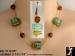 Art Glass Necklace Set: Topaz Art Glass Jewelry, Glass Beads