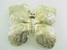 Gold Tone Filigree Butterfly