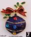 Christmas Ornament Pin: Christmas Jewelry Ornament Brooch