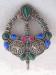 Gothic Dragons Faux Stones & Rhinestone Brooch / Pin