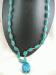 Blue Ceramic Scarb Necklace