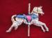 Carousel Horse Enamel-Rhinestone & Gold Tone