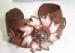 Copper and Stone Open Cuff Bracelet