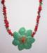 Fun, Faux Necklace ! Turquoise and Coral