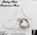 Heart Necklace: Semi Precious Sterling Heart Necklace