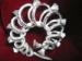 Classic Lisner Silver Tone Swirling Tassels Brooch / Pin