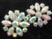 Dainty Rainbow Aurora Borealis Sparkling Rhinestone Clips