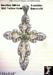 Religious Cross: Sterling, 18K Emerald Vintage Cross Pendant