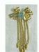 Designer Signed Dainty Coro Rhinestone Bow & Tassels Brooch