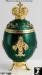 Egg Trinket Box: Fleur D' Lis Egg Trinket Box, Easter Egg
