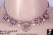Necklace: Egyptian Style Necklace: Pink Lavender Necklace