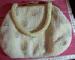 Vintage White and Pastel Beaded Purse