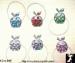 Toe Rings: Rhinestone Apple Fruit Stretch Toe Rings