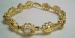 Lacy Sterling Vermeil and Amethyst Bracelet