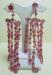 Vintage Bright Pink Runway Waterfall Earrings