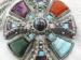Designer Signed Miracle Celtic Turquoise, Purple, Pendant