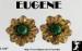 Eugene Earrings: Vintage Eugene Clip Earrings, Eugene